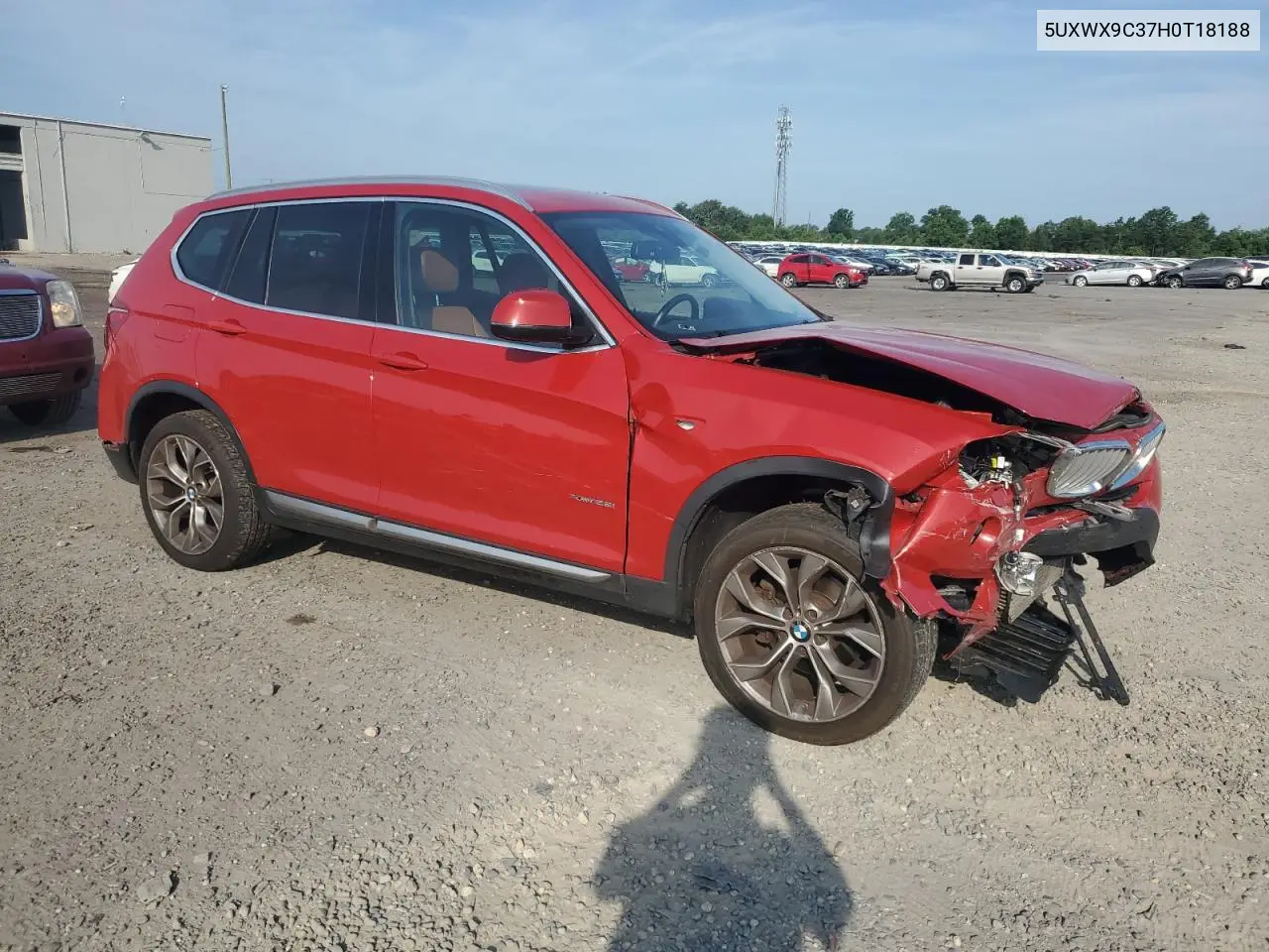 2017 BMW X3 xDrive28I VIN: 5UXWX9C37H0T18188 Lot: 62639695
