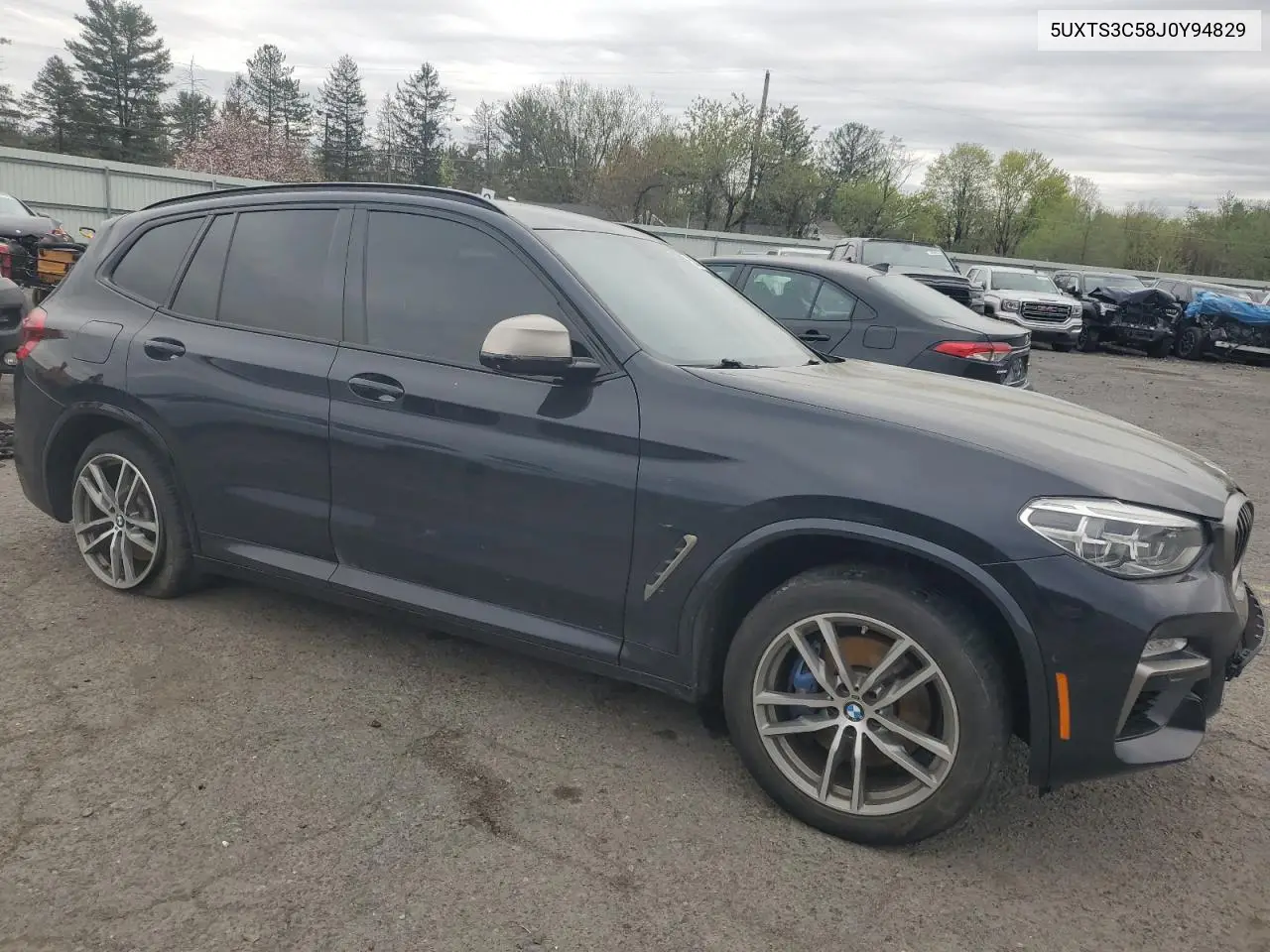 2018 BMW X3 xDrivem40I VIN: 5UXTS3C58J0Y94829 Lot: 53633135
