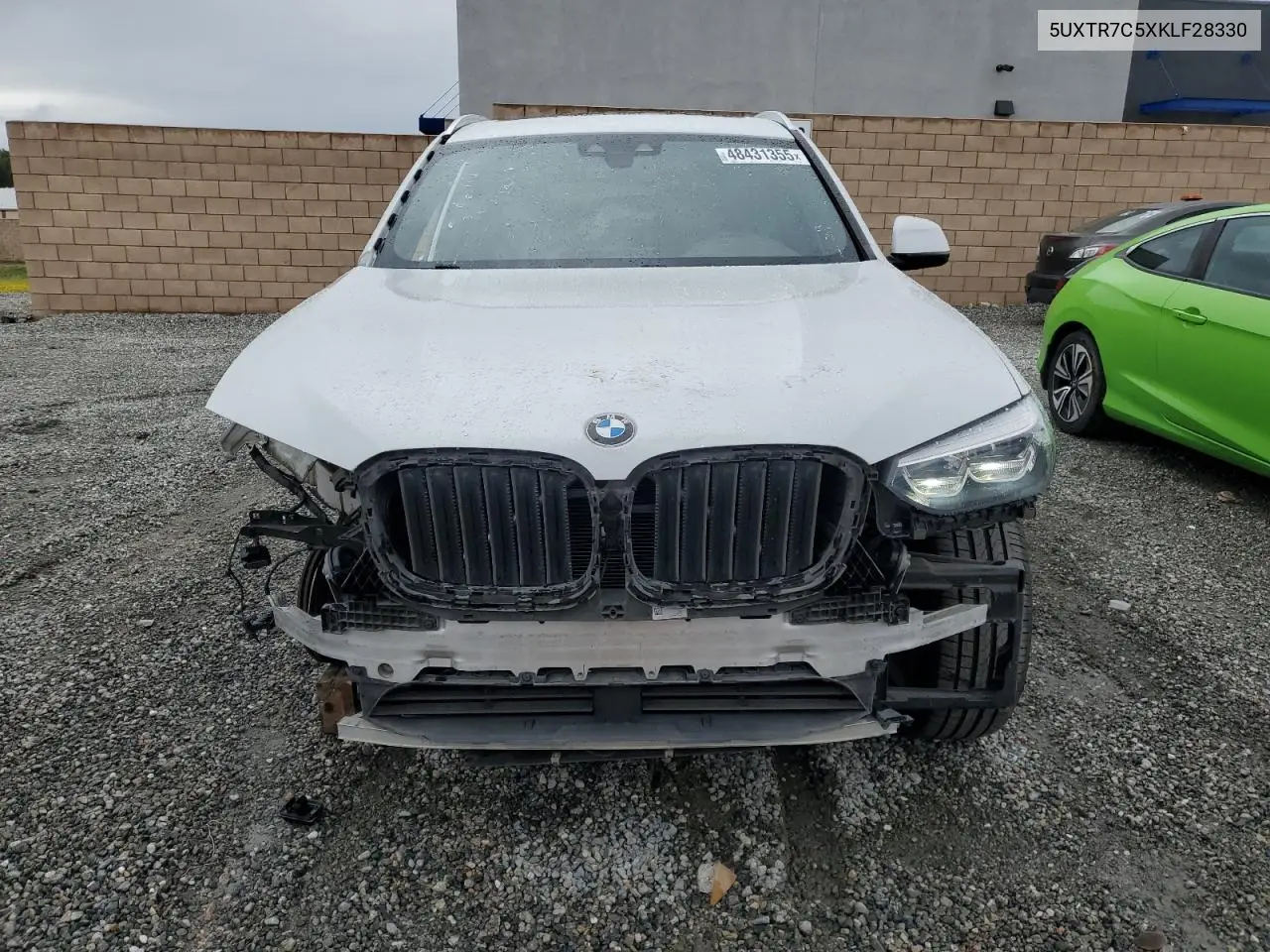 2019 BMW X3 Sdrive30I VIN: 5UXTR7C5XKLF28330 Lot: 48431355