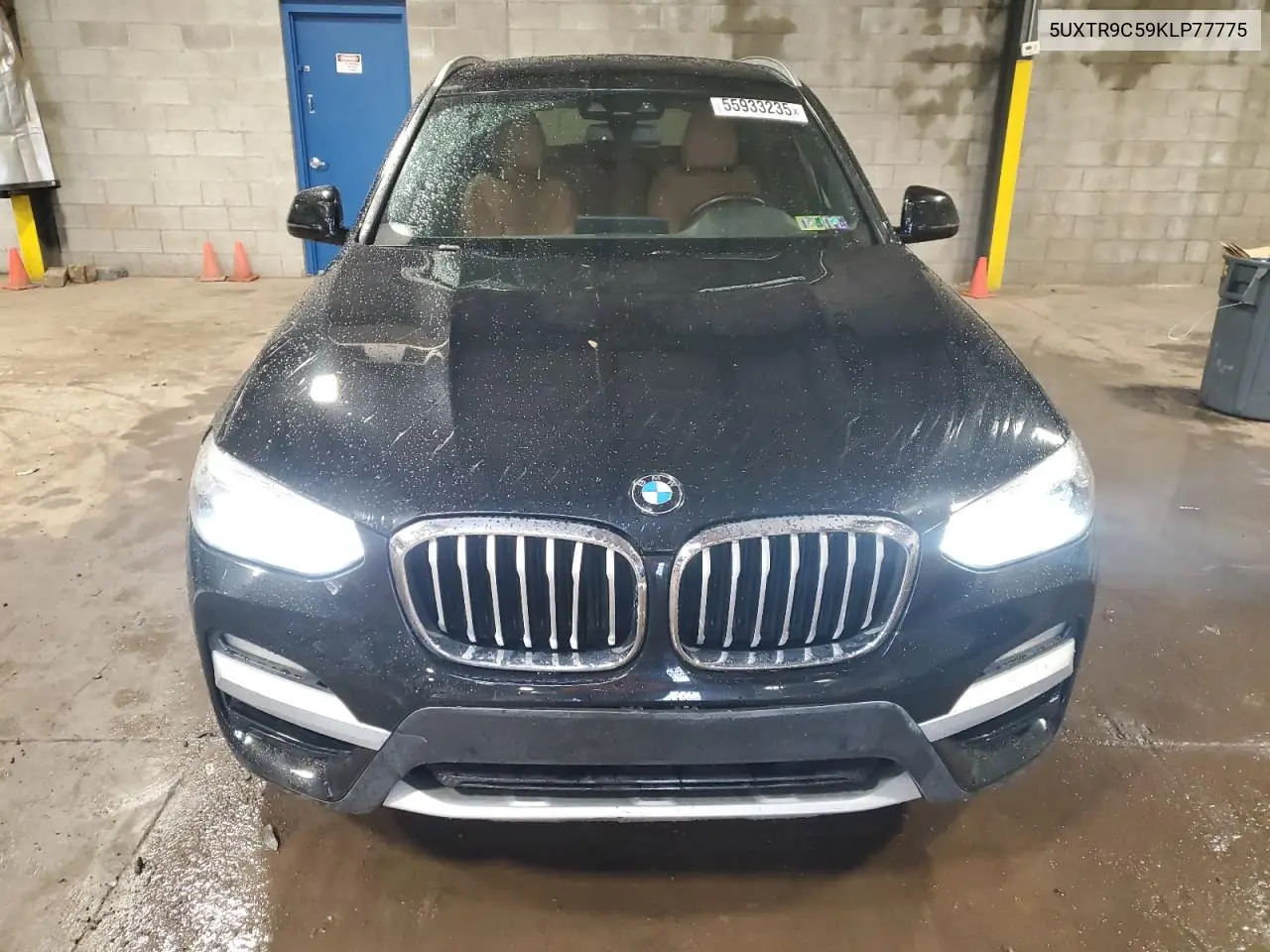 2019 BMW X3 xDrive30I VIN: 5UXTR9C59KLP77775 Lot: 55933235