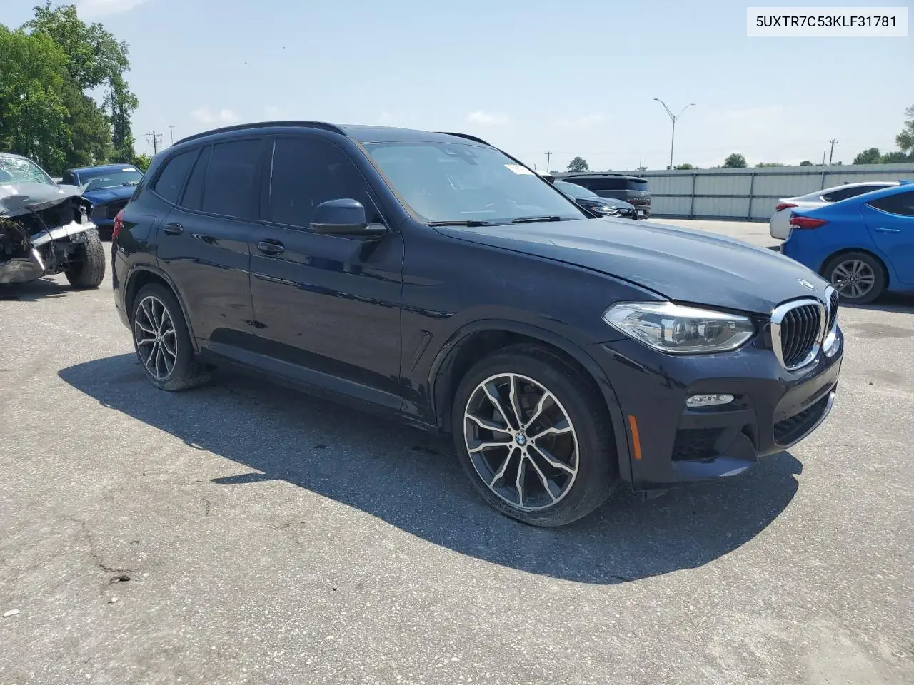 2019 BMW X3 Sdrive30I VIN: 5UXTR7C53KLF31781 Lot: 56926935