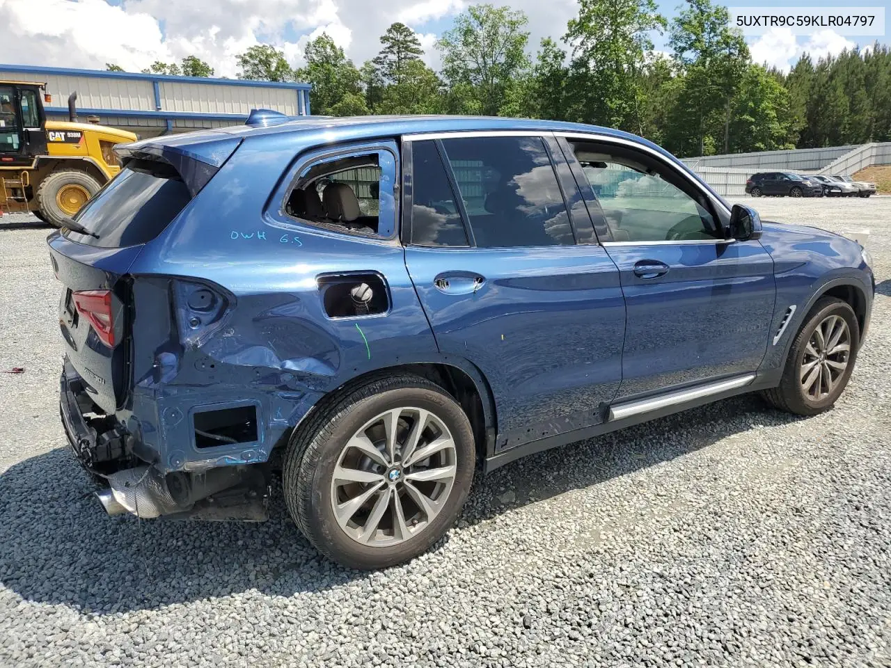 2019 BMW X3 xDrive30I VIN: 5UXTR9C59KLR04797 Lot: 57078465