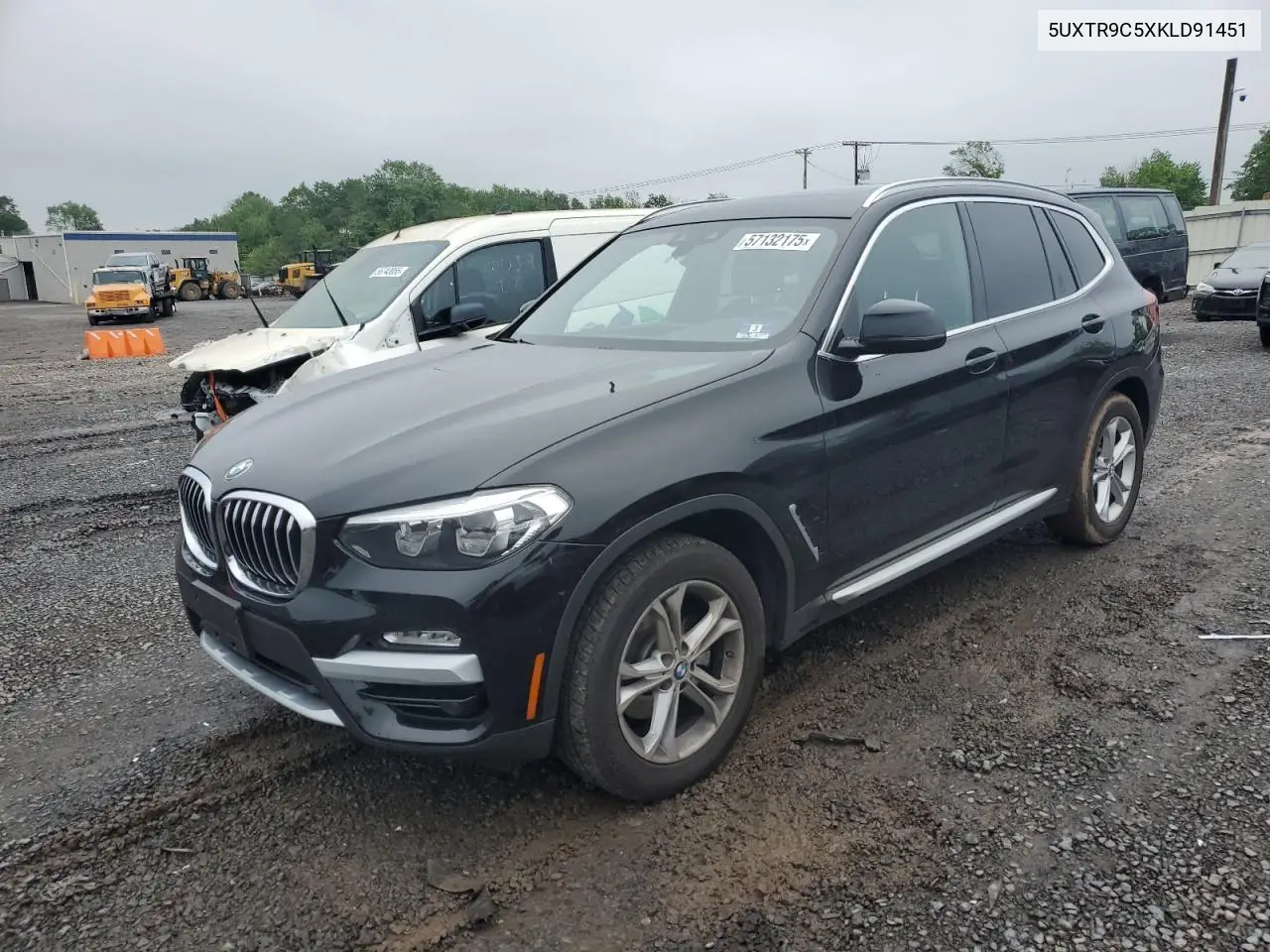 2019 BMW X3 xDrive30I VIN: 5UXTR9C5XKLD91451 Lot: 57132175