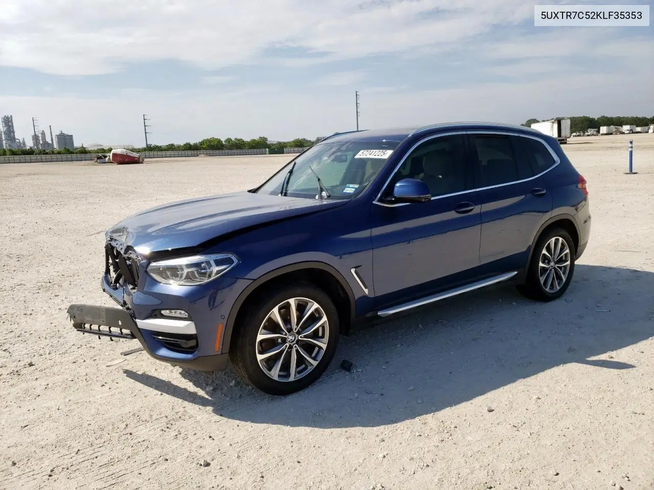 2019 BMW X3 Sdrive30I VIN: 5UXTR7C52KLF35353 Lot: 57241225