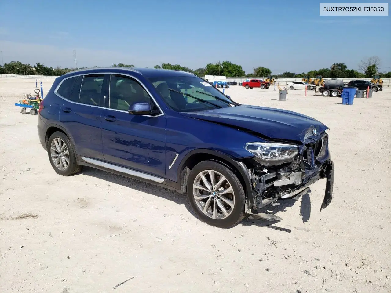 2019 BMW X3 Sdrive30I VIN: 5UXTR7C52KLF35353 Lot: 57241225
