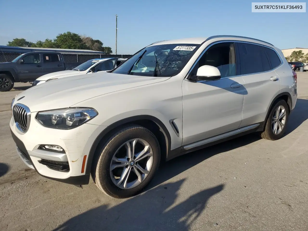 2019 BMW X3 Sdrive30I VIN: 5UXTR7C51KLF36493 Lot: 57277335