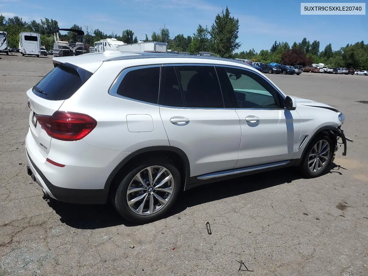 2019 BMW X3 xDrive30I VIN: 5UXTR9C5XKLE20740 Lot: 59030555