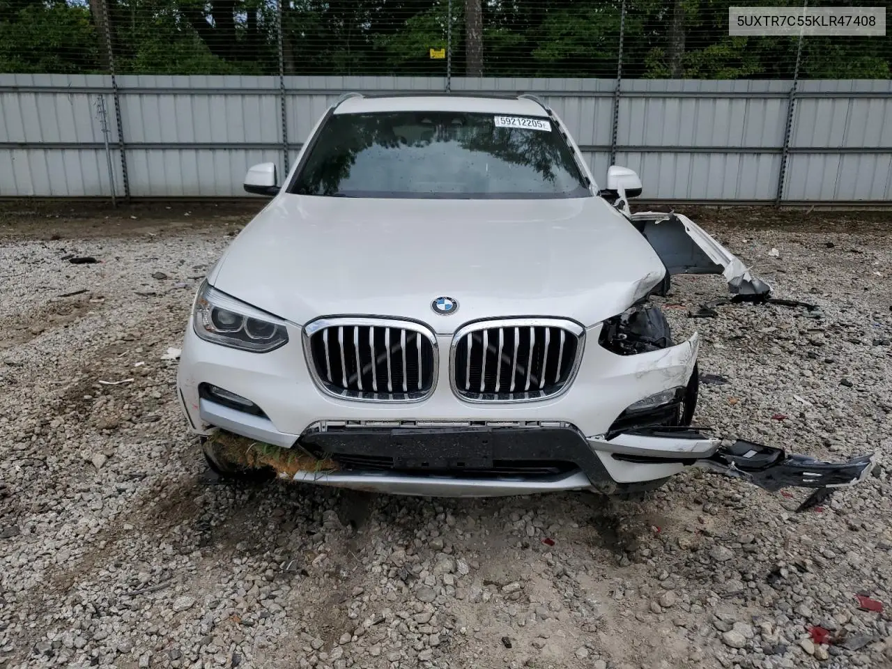 2019 BMW X3 Sdrive30I VIN: 5UXTR7C55KLR47408 Lot: 59212205