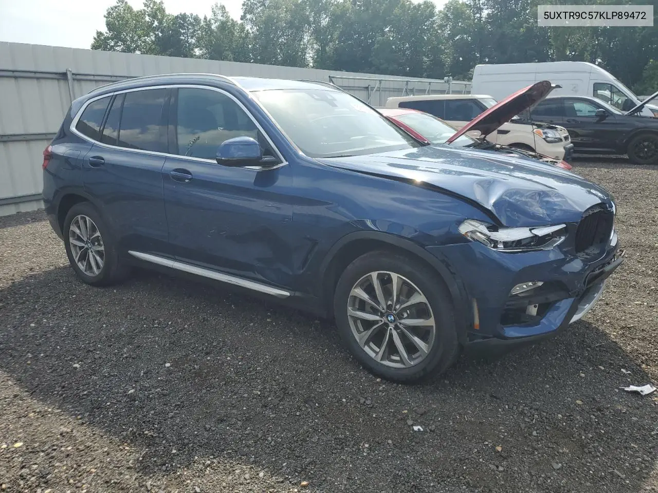 2019 BMW X3 xDrive30I VIN: 5UXTR9C57KLP89472 Lot: 62178255