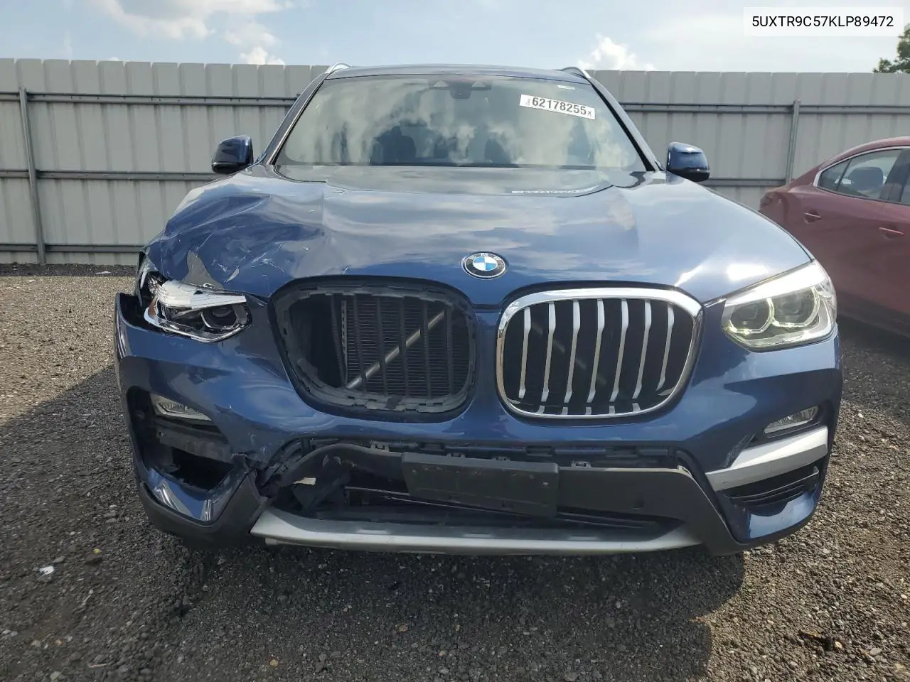 2019 BMW X3 xDrive30I VIN: 5UXTR9C57KLP89472 Lot: 62178255