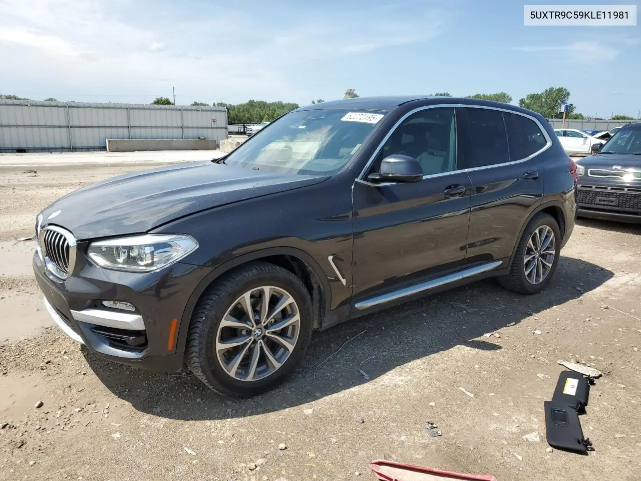 2019 BMW X3 xDrive30I VIN: 5UXTR9C59KLE11981 Lot: 62272195