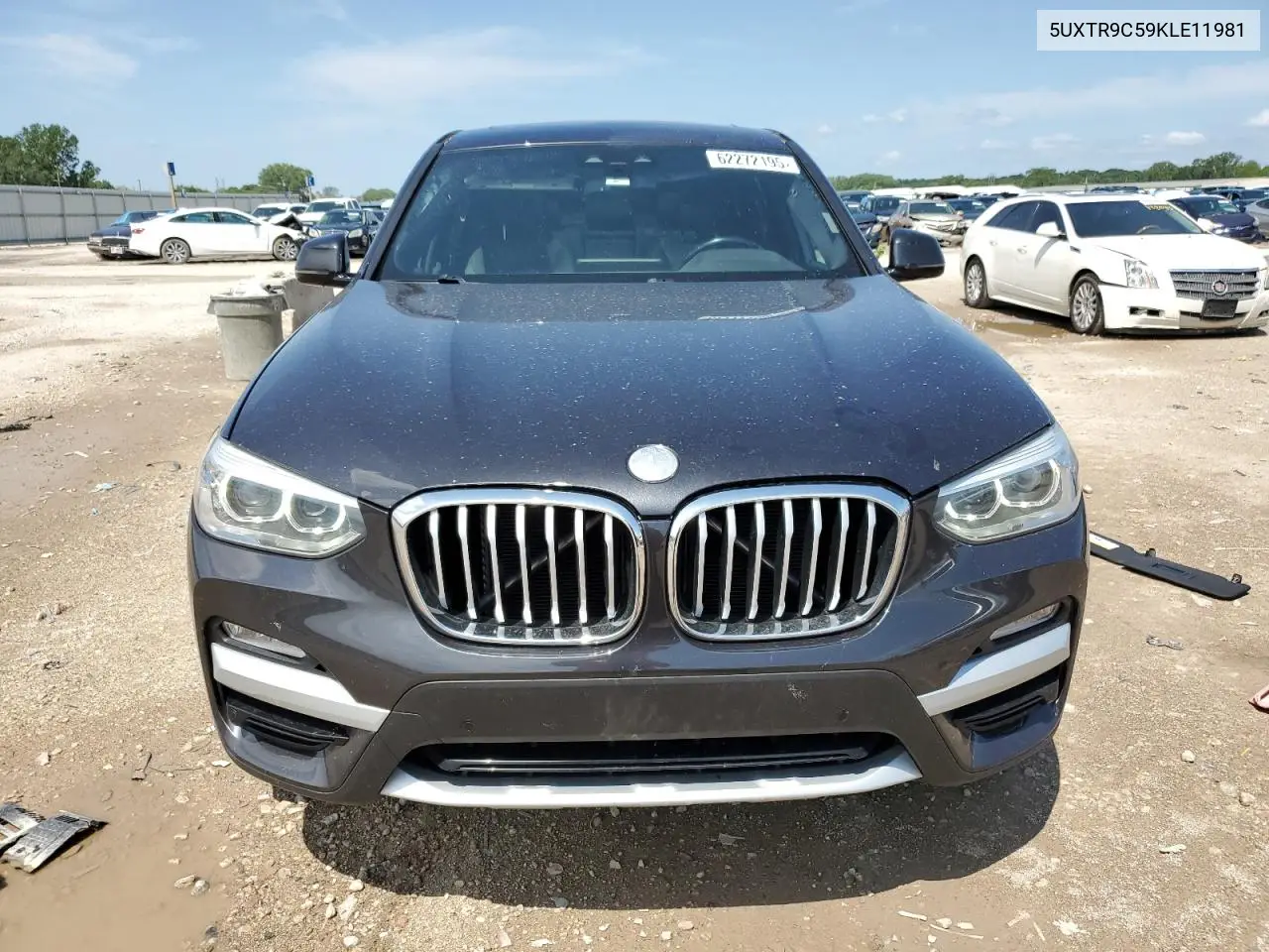 2019 BMW X3 xDrive30I VIN: 5UXTR9C59KLE11981 Lot: 62272195