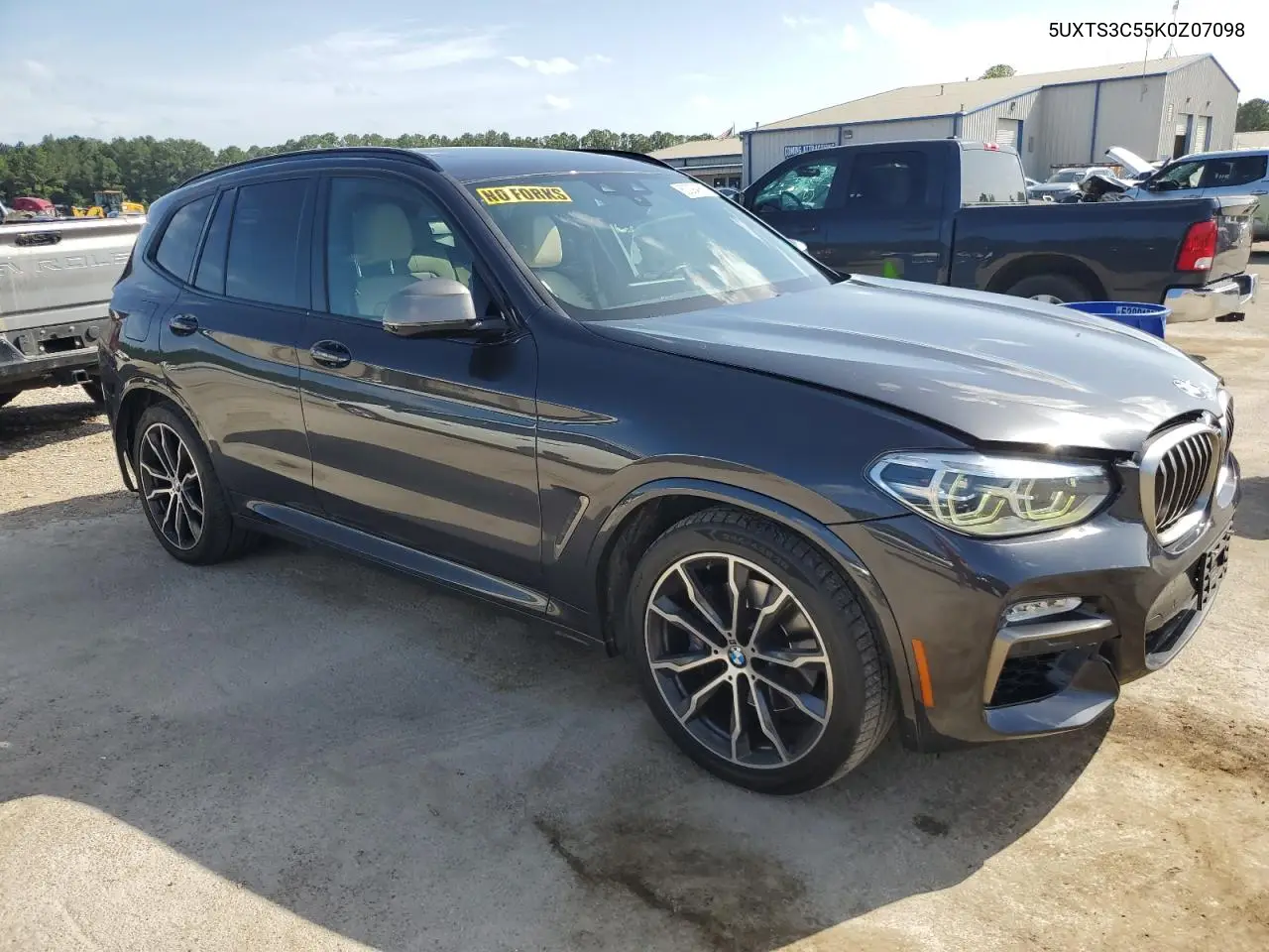 2019 BMW X3 xDrivem40I VIN: 5UXTS3C55K0Z07098 Lot: 62394985