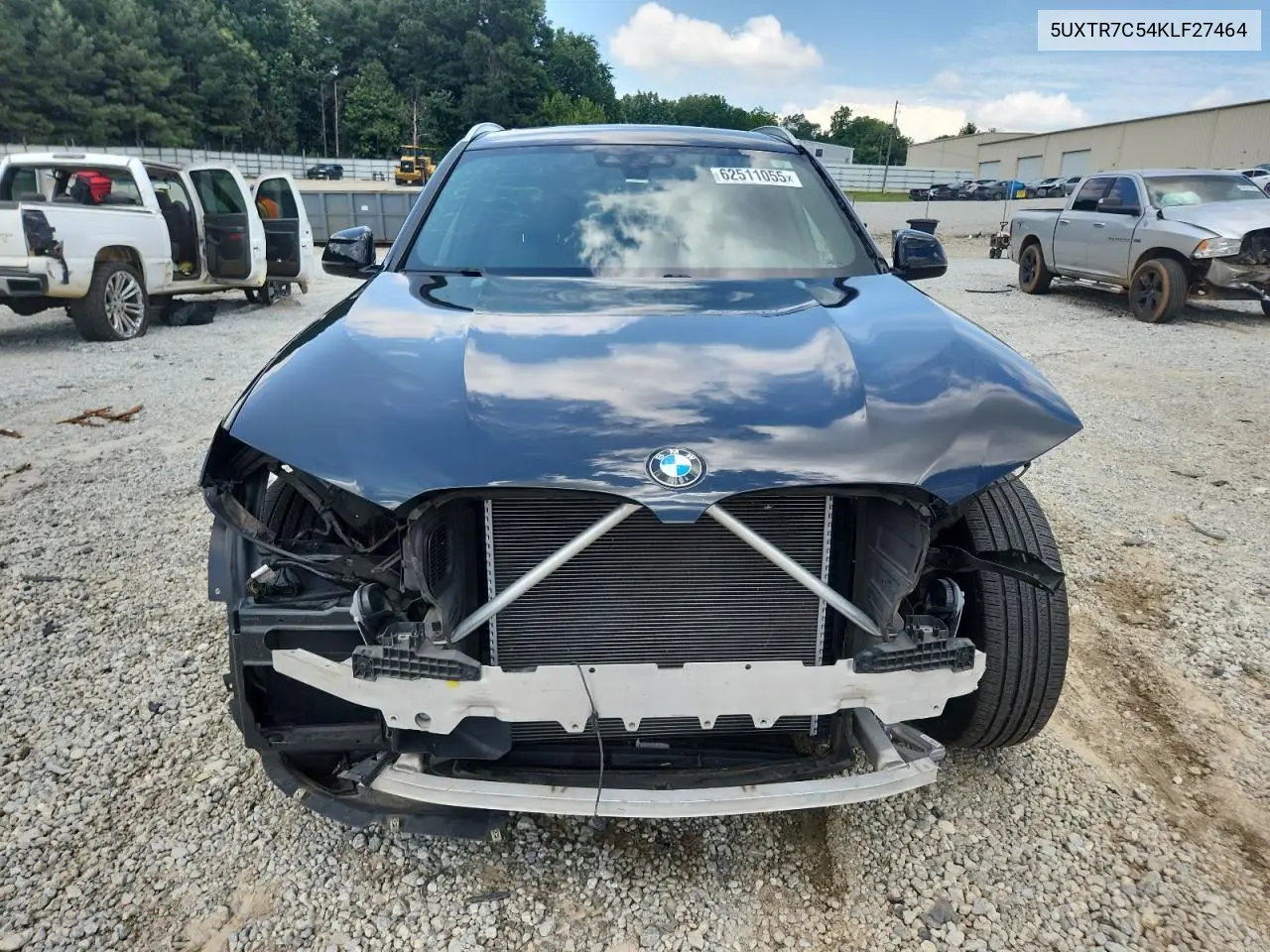 2019 BMW X3 Sdrive30I VIN: 5UXTR7C54KLF27464 Lot: 62511055