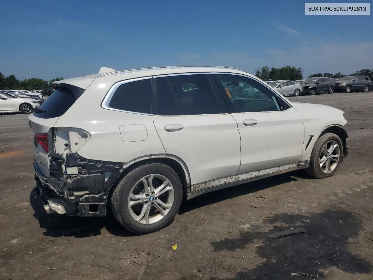 2019 BMW X3 xDrive30I VIN: 5UXTR9C50KLP92813 Lot: 62634975
