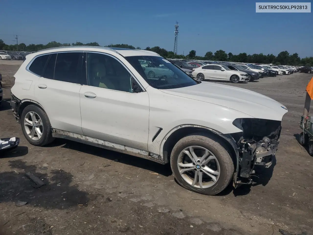 2019 BMW X3 xDrive30I VIN: 5UXTR9C50KLP92813 Lot: 62634975