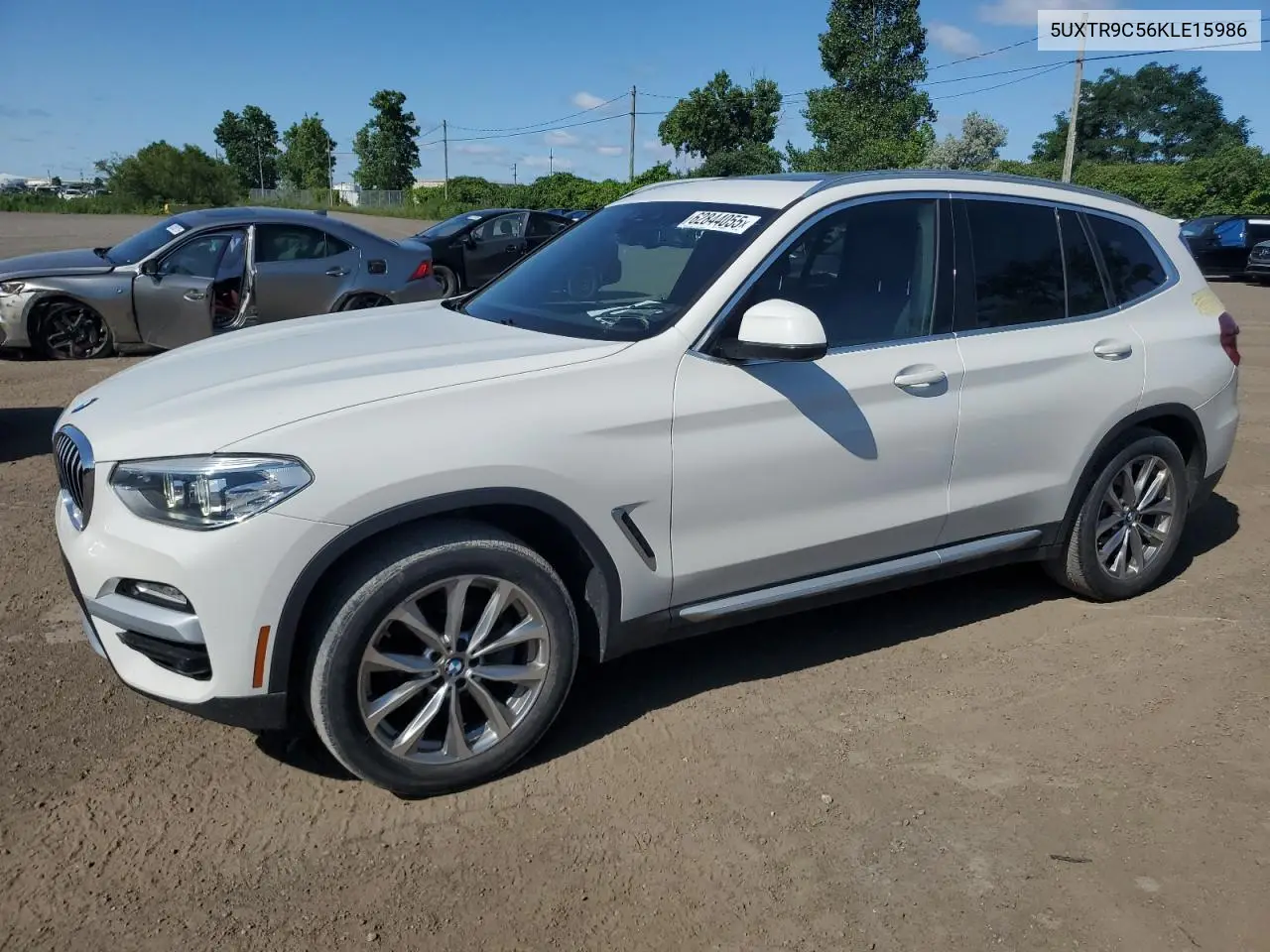 2019 BMW X3 xDrive30I VIN: 5UXTR9C56KLE15986 Lot: 62844055
