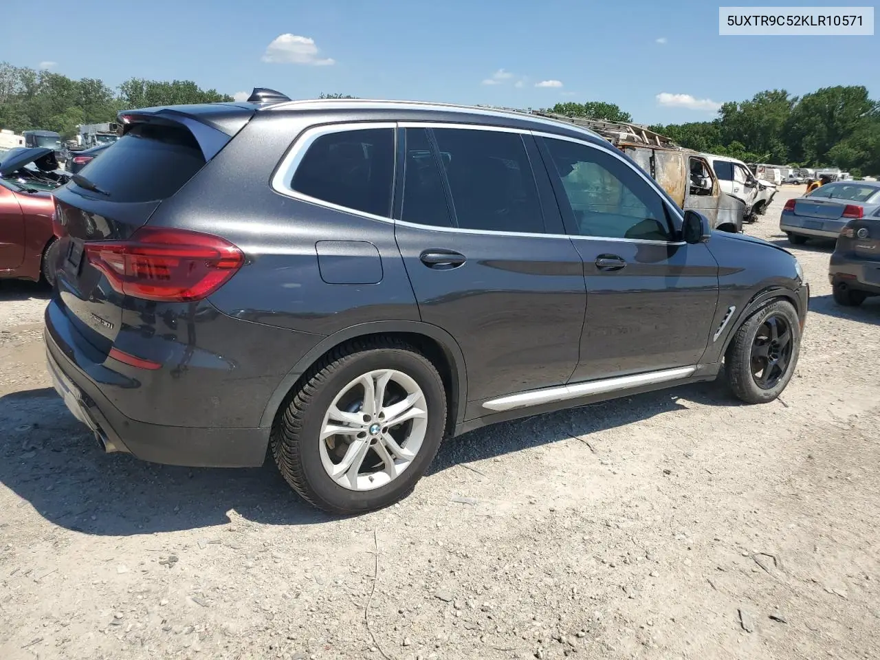 2019 BMW X3 xDrive30I VIN: 5UXTR9C52KLR10571 Lot: 62926915