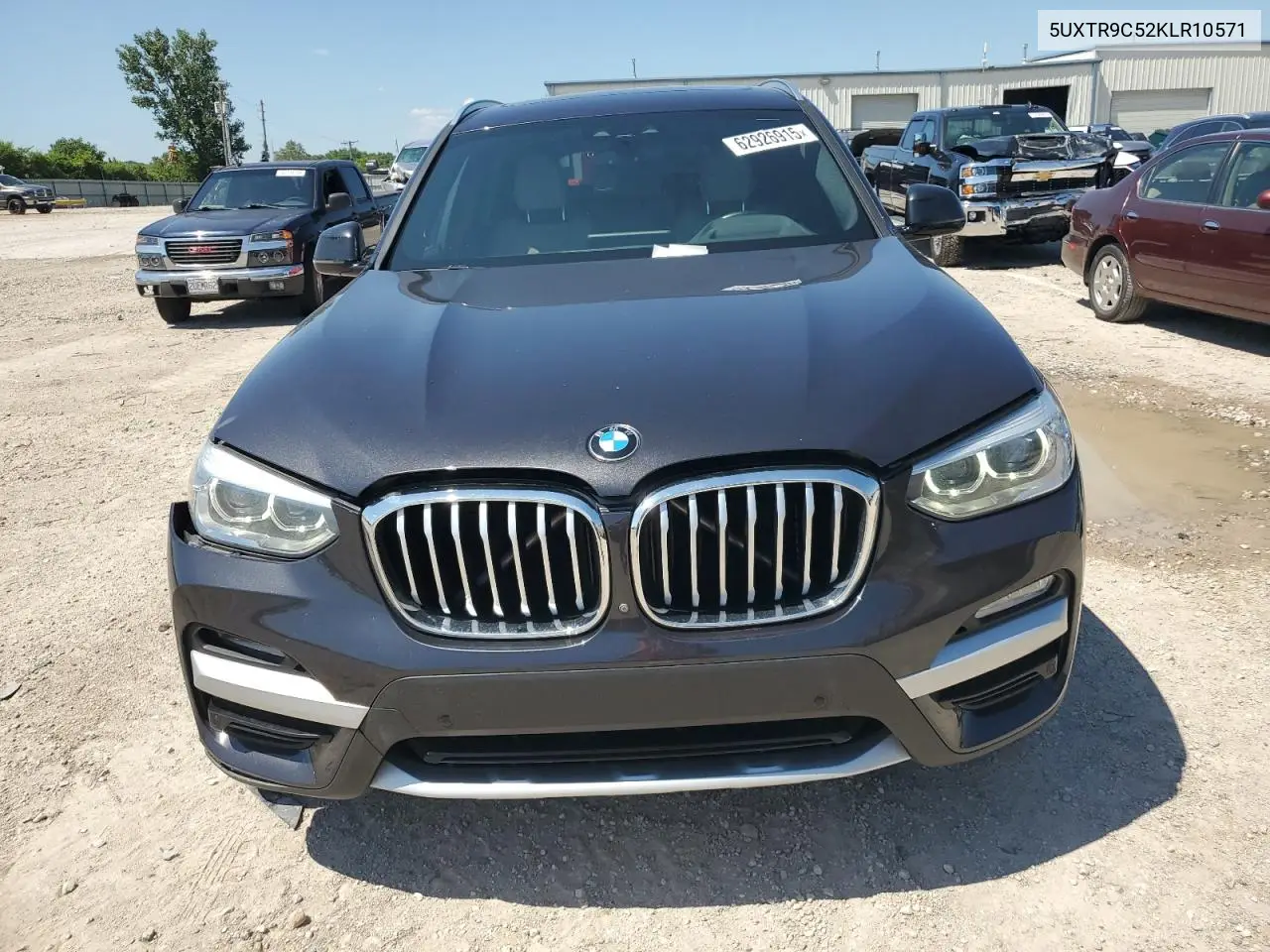 2019 BMW X3 xDrive30I VIN: 5UXTR9C52KLR10571 Lot: 62926915