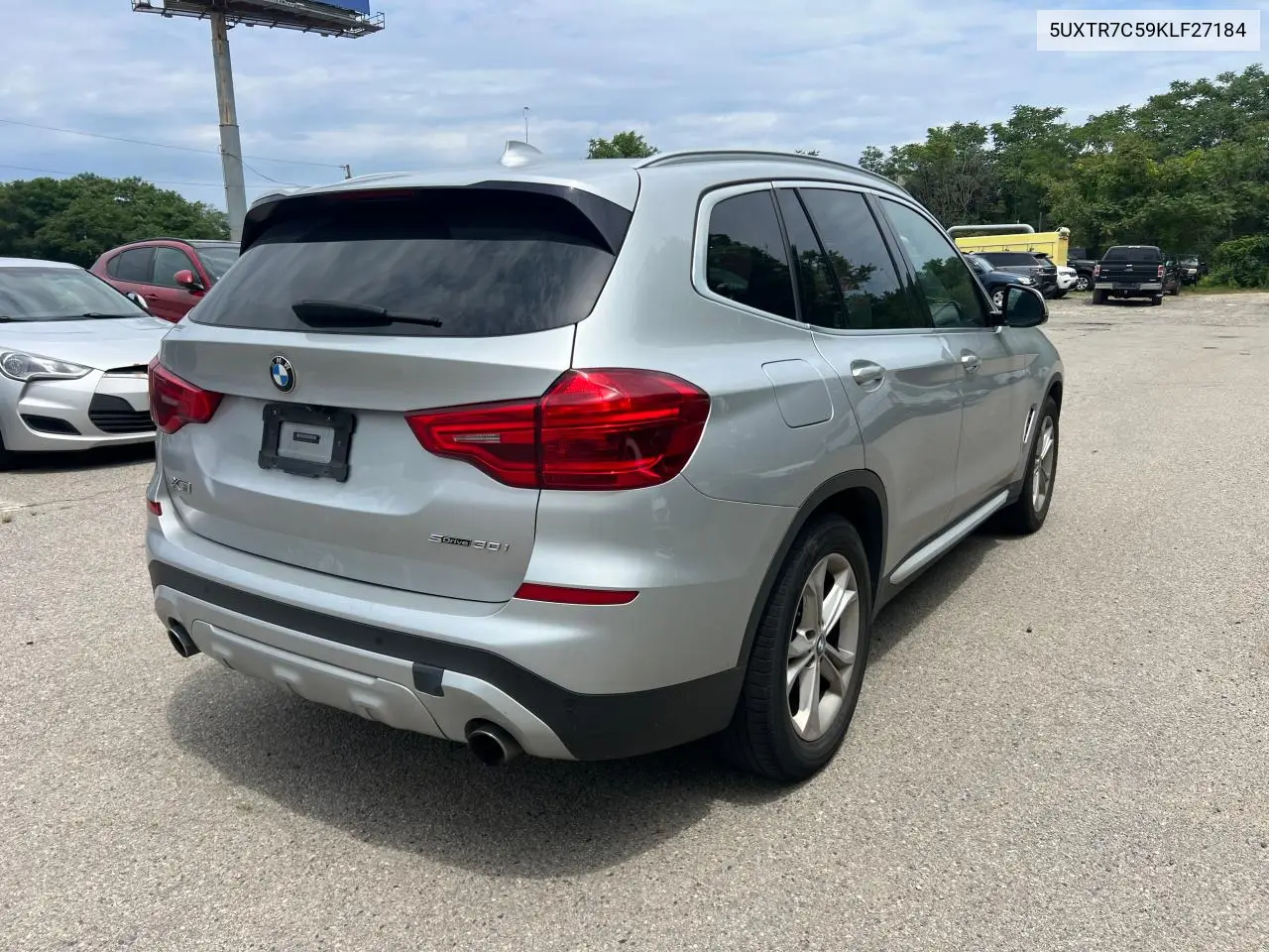 2019 BMW X3 Sdrive30I VIN: 5UXTR7C59KLF27184 Lot: 63076895