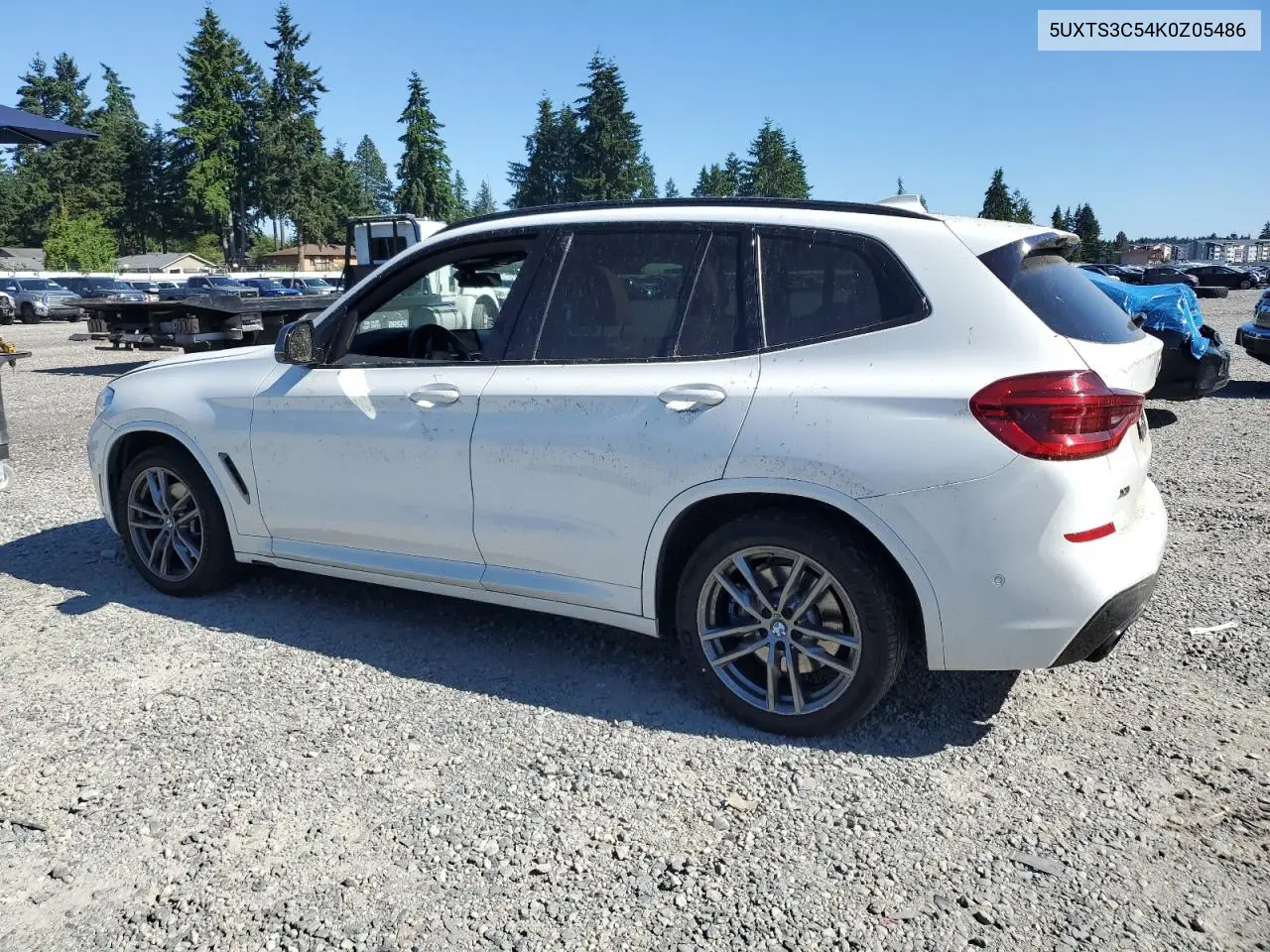2019 BMW X3 xDrivem40I VIN: 5UXTS3C54K0Z05486 Lot: 63111375
