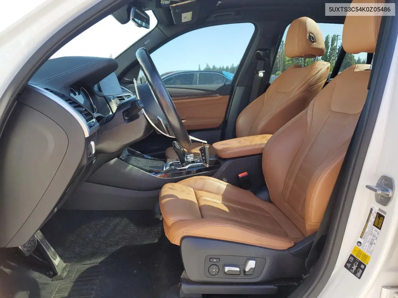 2019 BMW X3 xDrivem40I VIN: 5UXTS3C54K0Z05486 Lot: 63111375