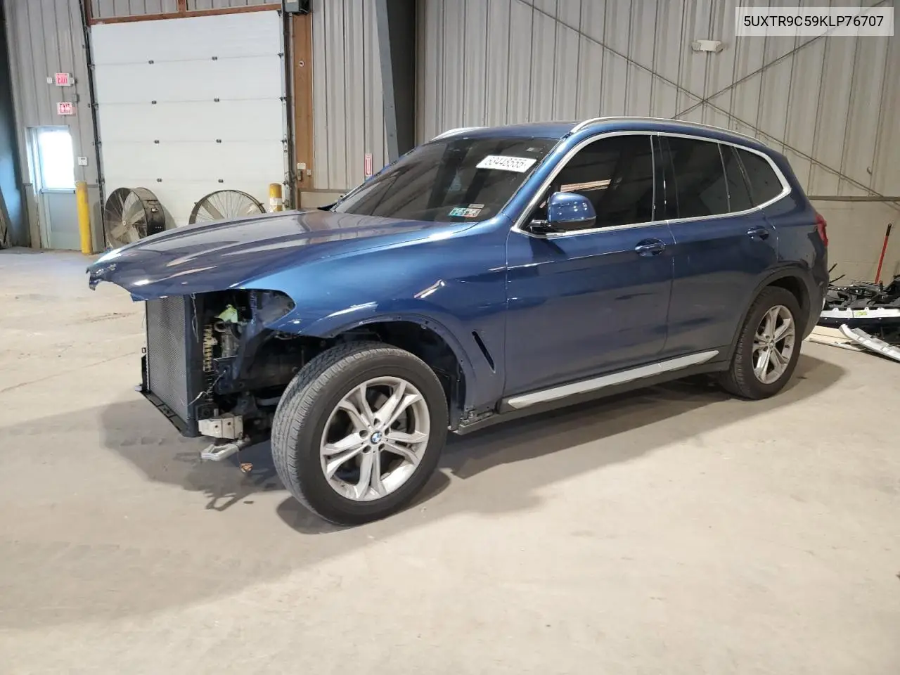 2019 BMW X3 xDrive30I VIN: 5UXTR9C59KLP76707 Lot: 63448555