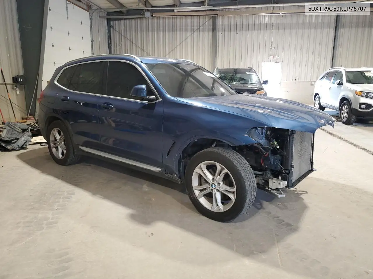 2019 BMW X3 xDrive30I VIN: 5UXTR9C59KLP76707 Lot: 63448555
