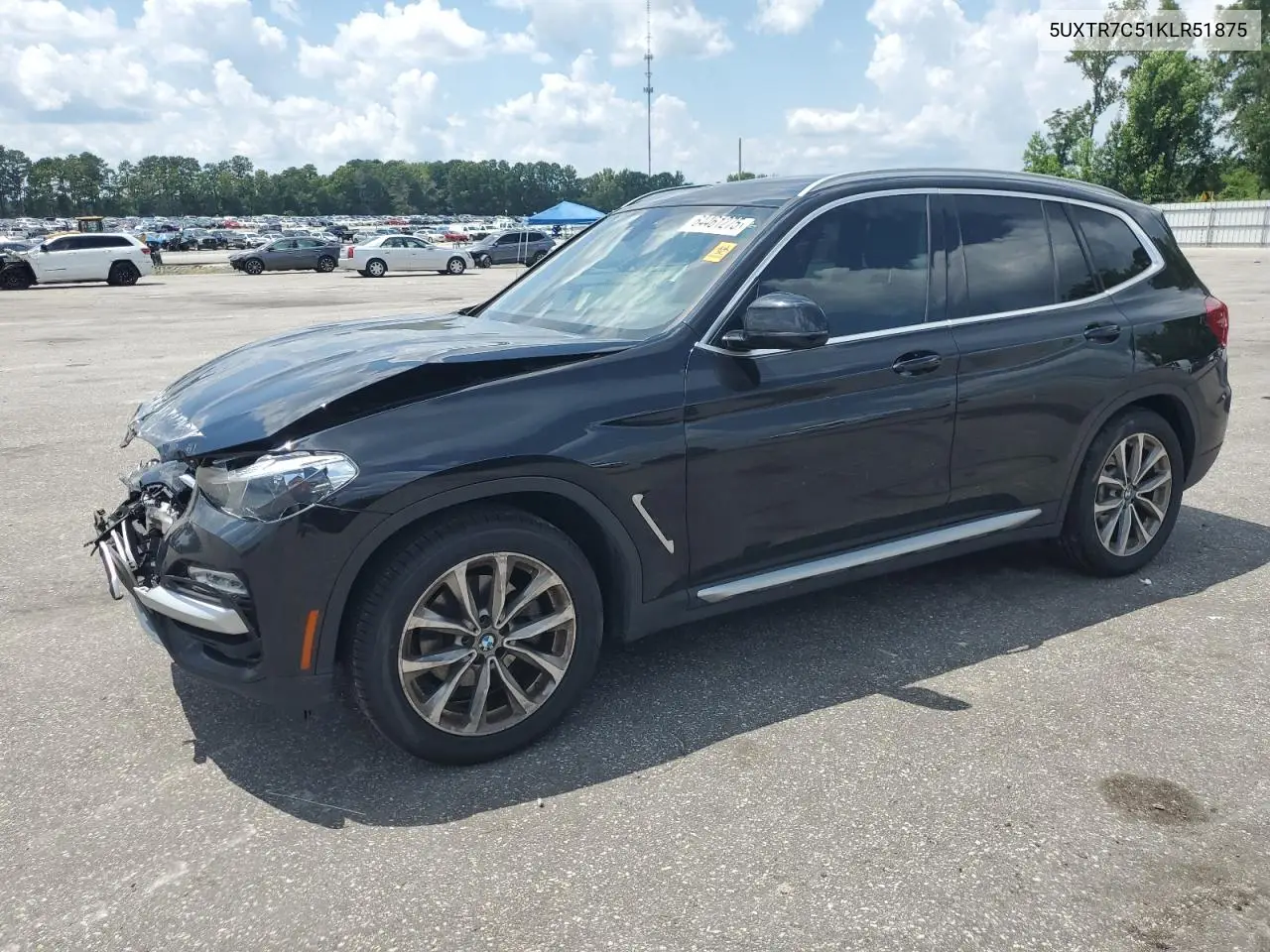2019 BMW X3 Sdrive30I VIN: 5UXTR7C51KLR51875 Lot: 64461275