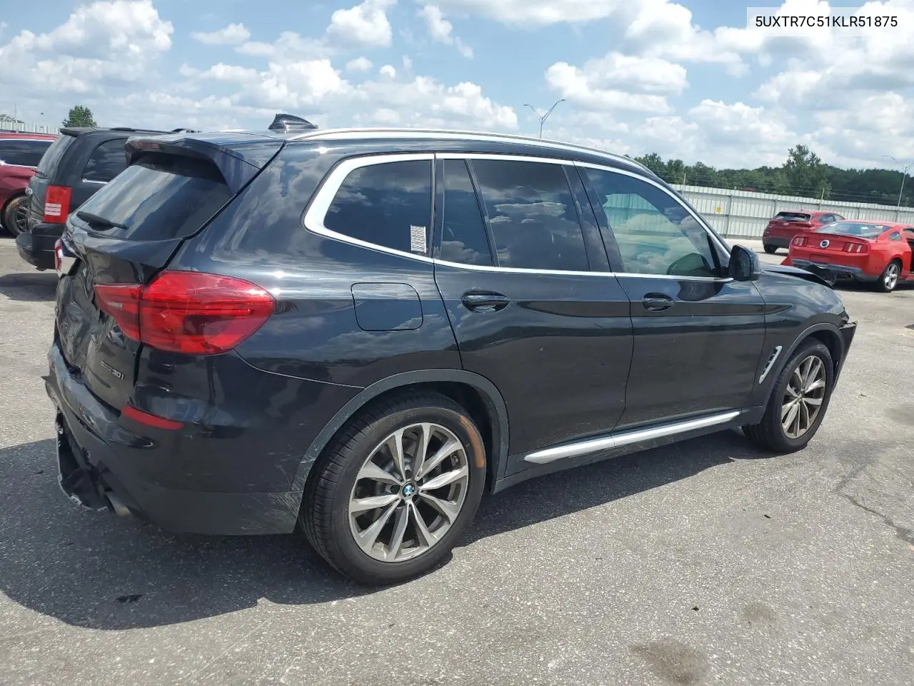 2019 BMW X3 Sdrive30I VIN: 5UXTR7C51KLR51875 Lot: 64461275