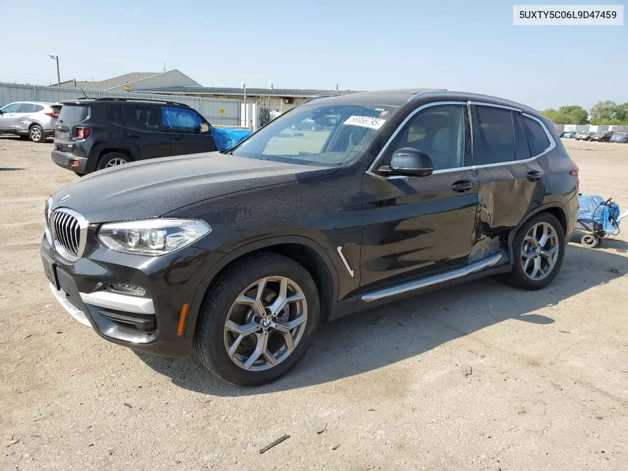 2020 BMW X3 xDrive30I VIN: 5UXTY5C06L9D47459 Lot: 56966795