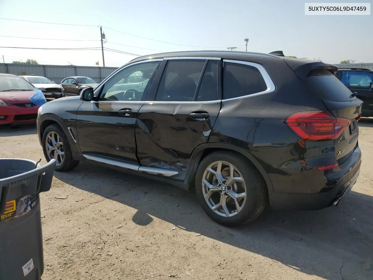 2020 BMW X3 xDrive30I VIN: 5UXTY5C06L9D47459 Lot: 56966795