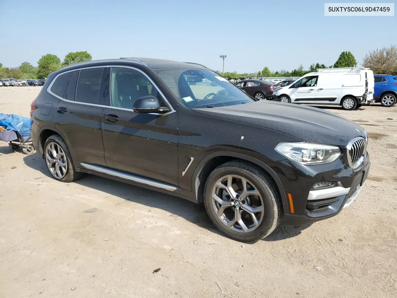 2020 BMW X3 xDrive30I VIN: 5UXTY5C06L9D47459 Lot: 56966795
