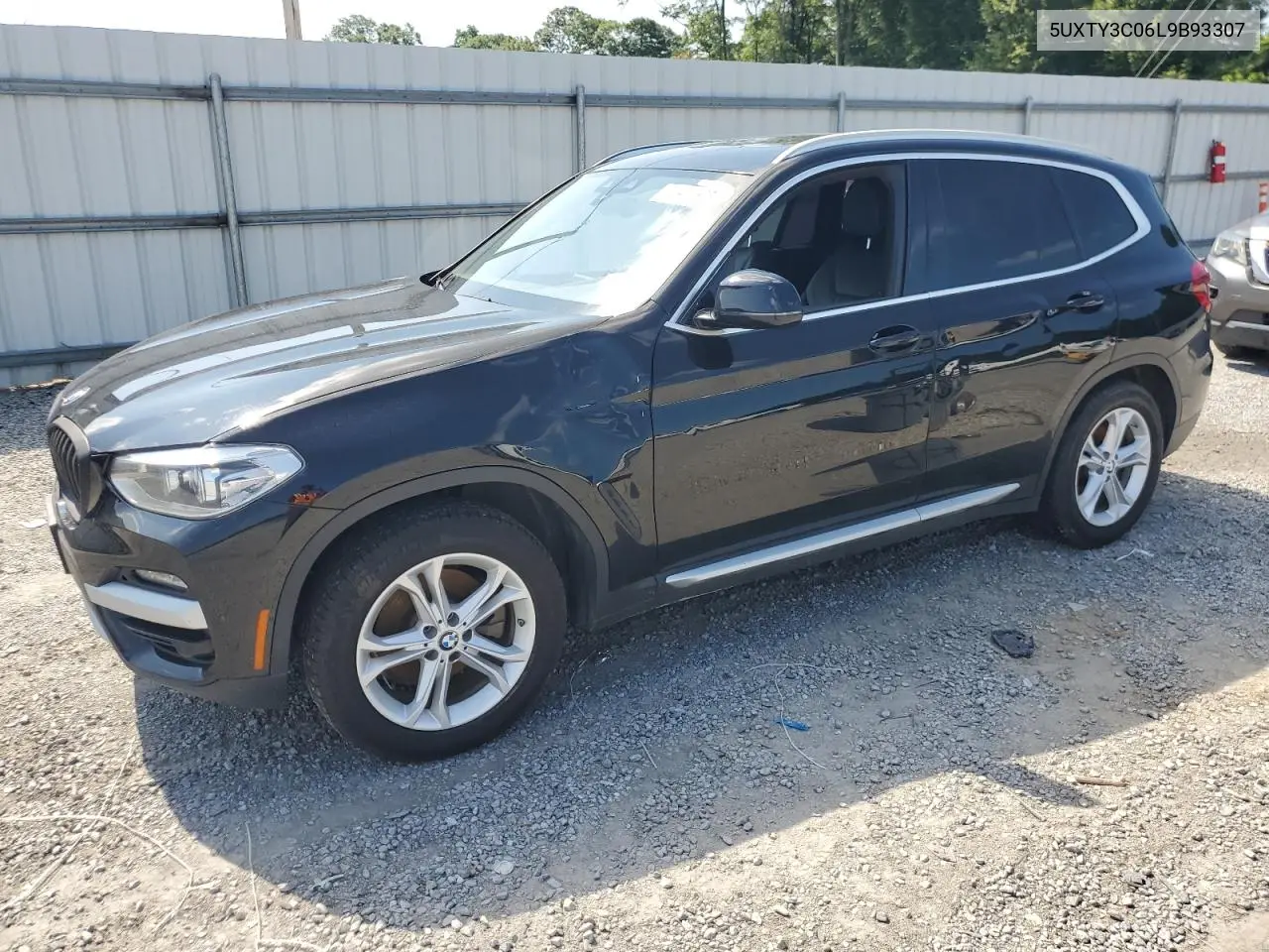 2020 BMW X3 Sdrive30I VIN: 5UXTY3C06L9B93307 Lot: 62905525
