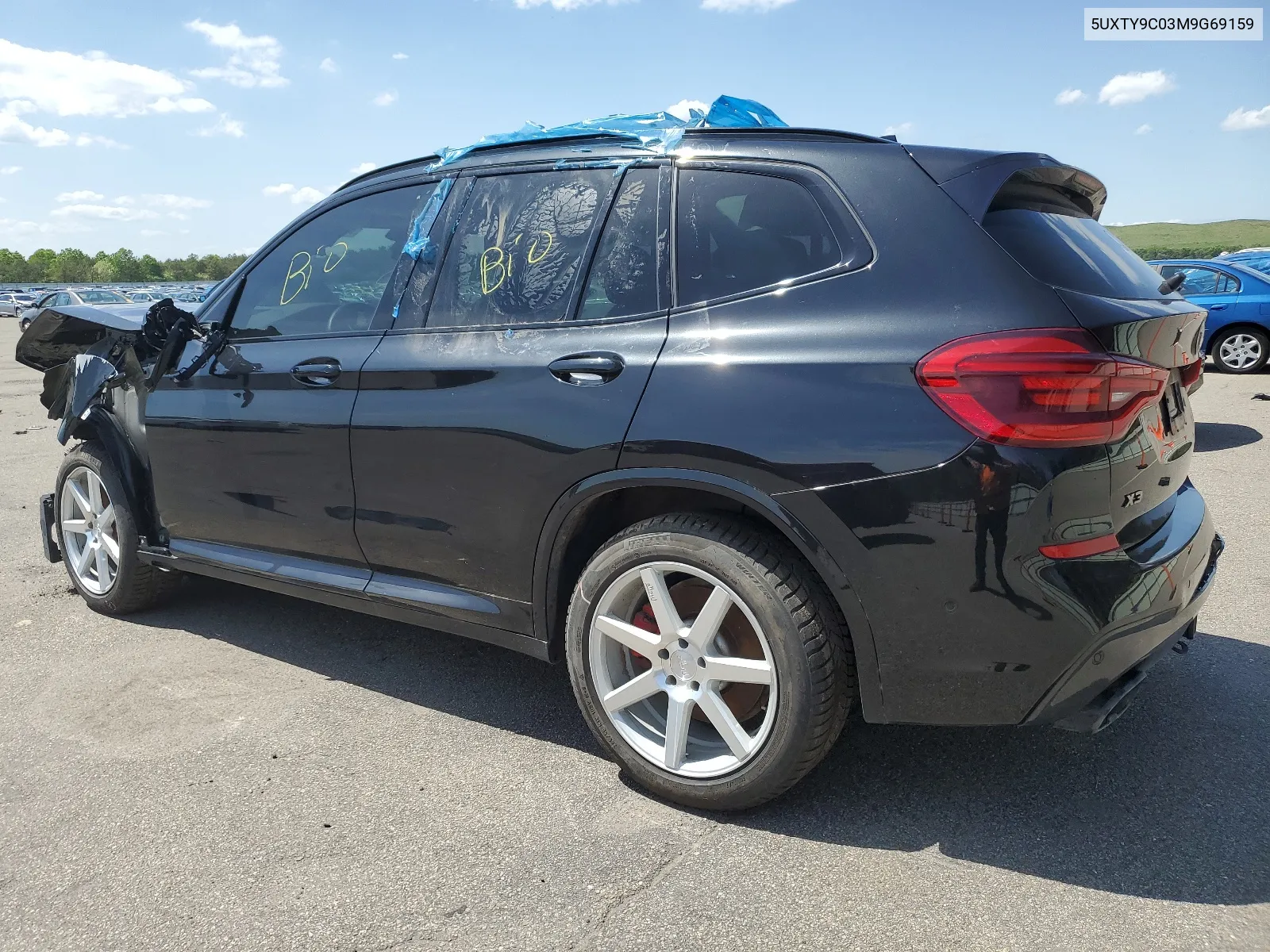 2021 BMW X3 xDrivem40I VIN: 5UXTY9C03M9G69159 Lot: 56048764