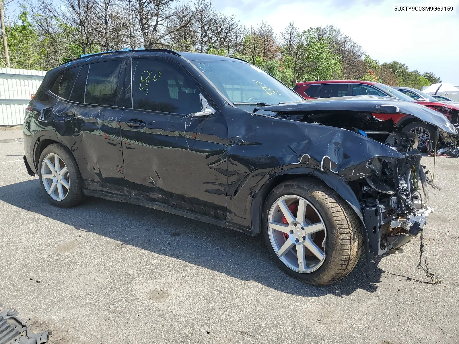2021 BMW X3 xDrivem40I VIN: 5UXTY9C03M9G69159 Lot: 56048764