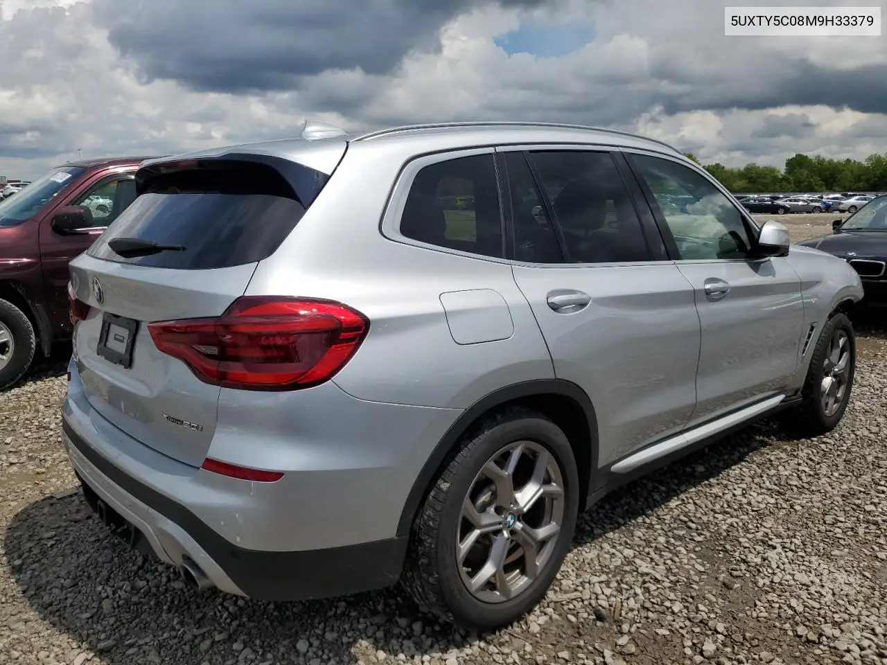 2021 BMW X3 xDrive30I VIN: 5UXTY5C08M9H33379 Lot: 56396815