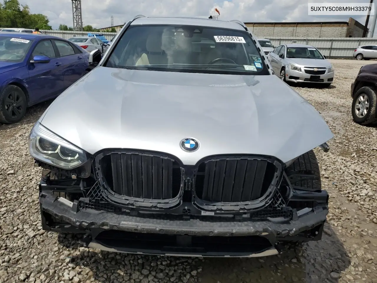 2021 BMW X3 xDrive30I VIN: 5UXTY5C08M9H33379 Lot: 56396815