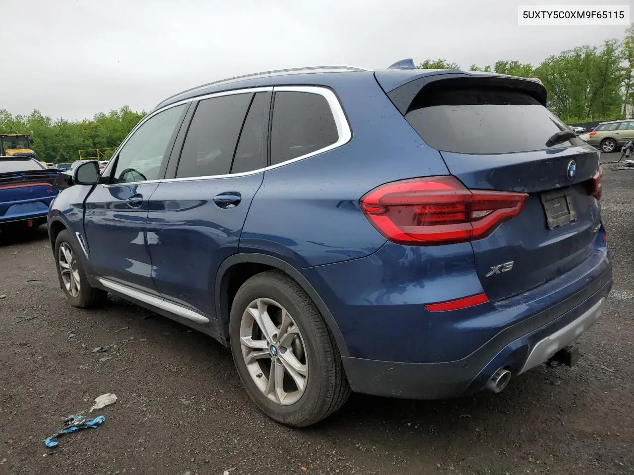 2021 BMW X3 xDrive30I VIN: 5UXTY5C0XM9F65115 Lot: 56653555