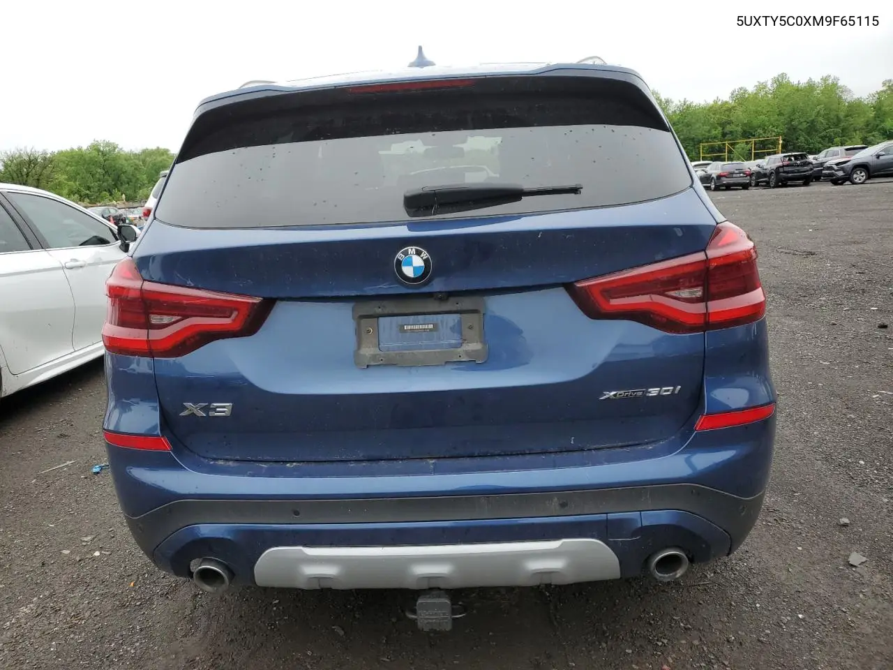 2021 BMW X3 xDrive30I VIN: 5UXTY5C0XM9F65115 Lot: 56653555
