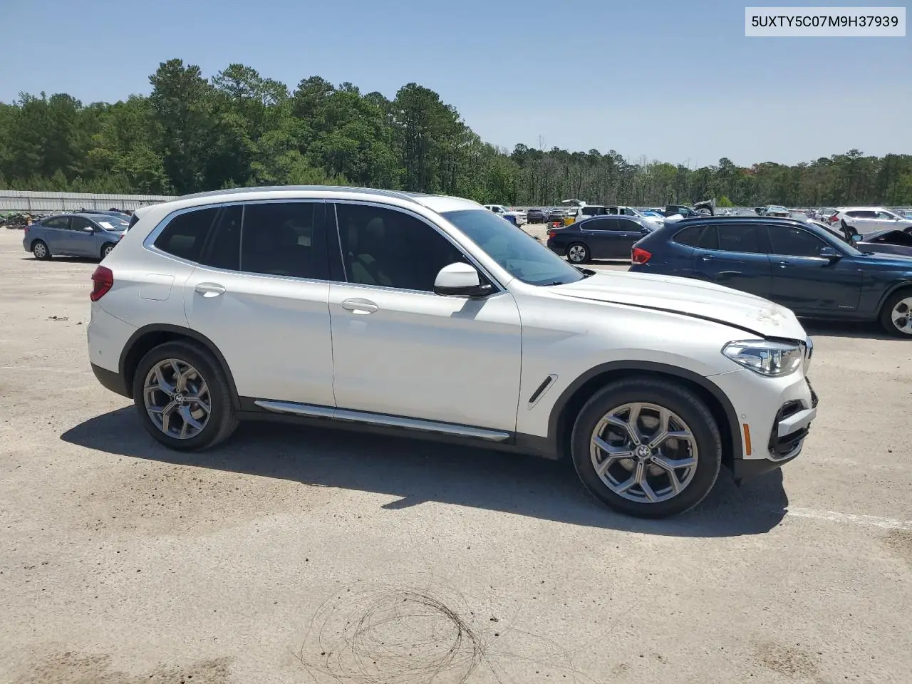 2021 BMW X3 xDrive30I VIN: 5UXTY5C07M9H37939 Lot: 57126685