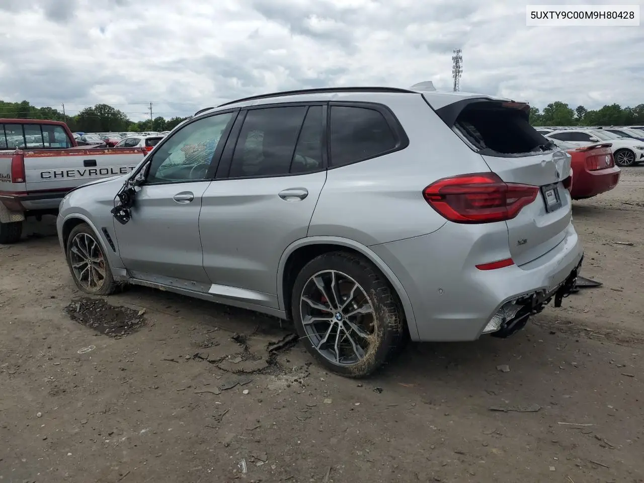 2021 BMW X3 xDrivem40I VIN: 5UXTY9C00M9H80428 Lot: 57175315