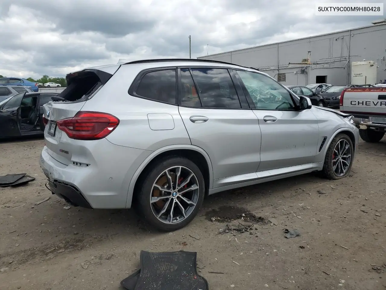 2021 BMW X3 xDrivem40I VIN: 5UXTY9C00M9H80428 Lot: 57175315