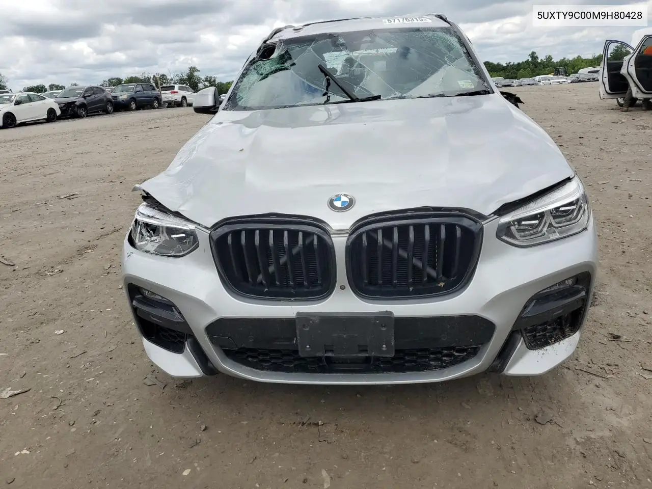 2021 BMW X3 xDrivem40I VIN: 5UXTY9C00M9H80428 Lot: 57175315