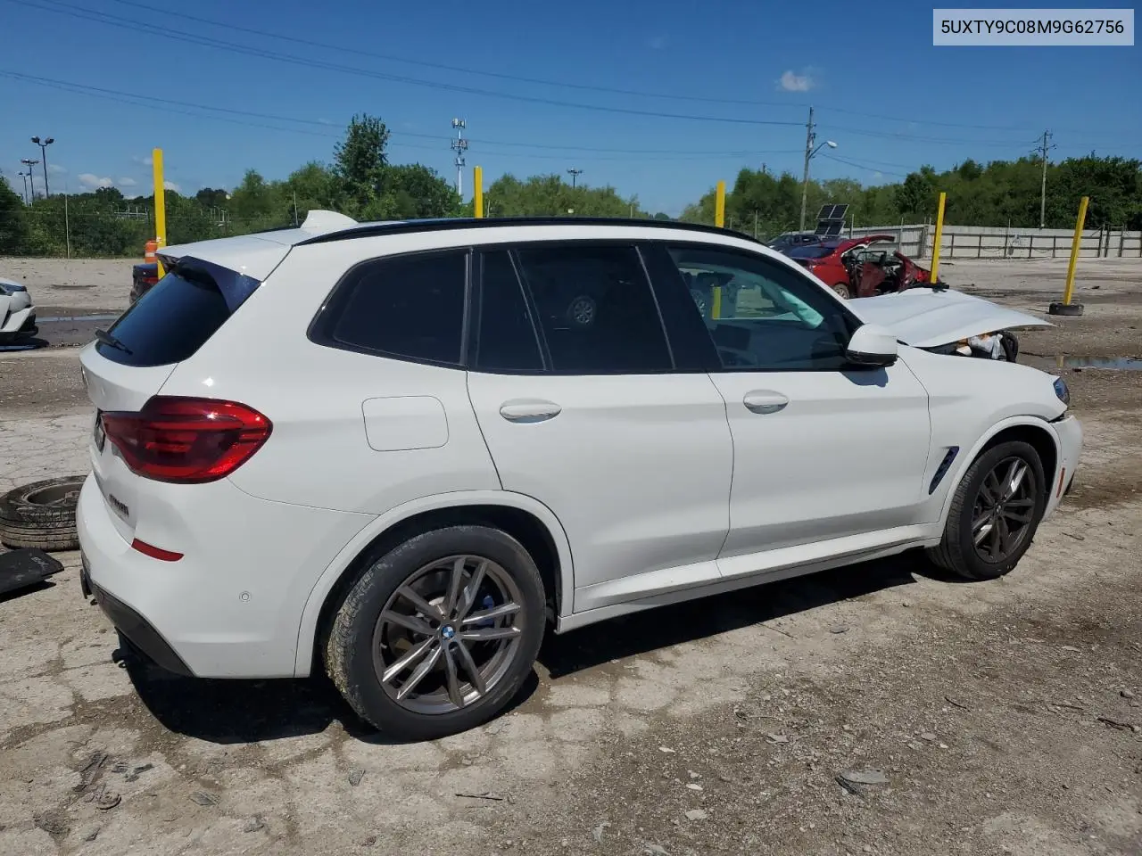 2021 BMW X3 xDrivem40I VIN: 5UXTY9C08M9G62756 Lot: 61933225