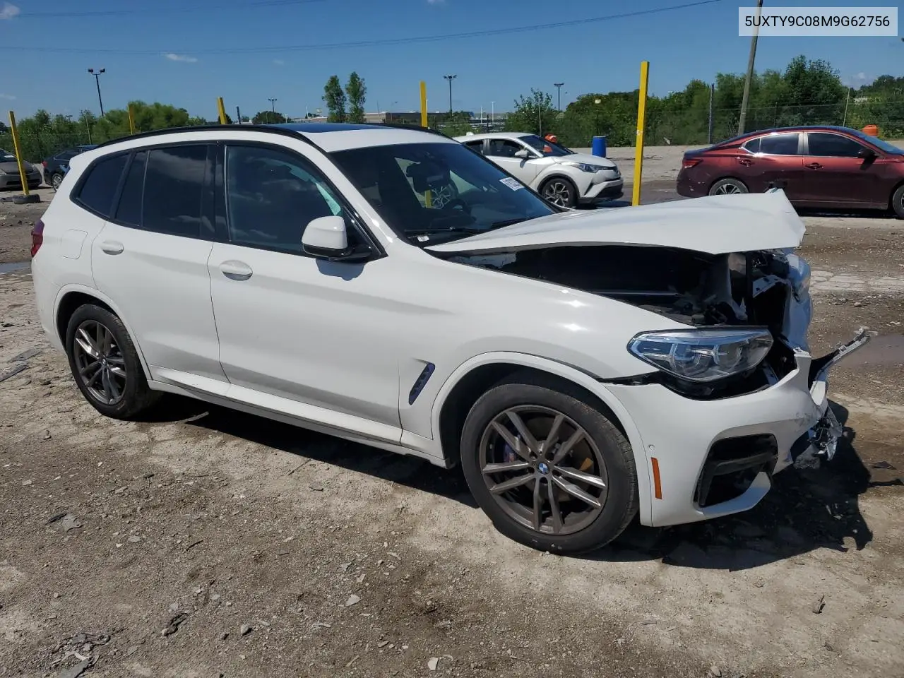 2021 BMW X3 xDrivem40I VIN: 5UXTY9C08M9G62756 Lot: 61933225