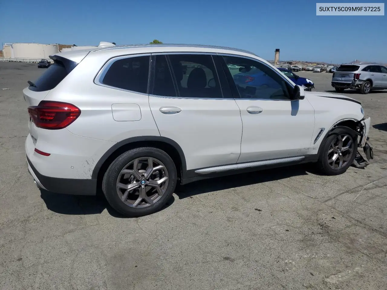 2021 BMW X3 xDrive30I VIN: 5UXTY5C09M9F37225 Lot: 62200725