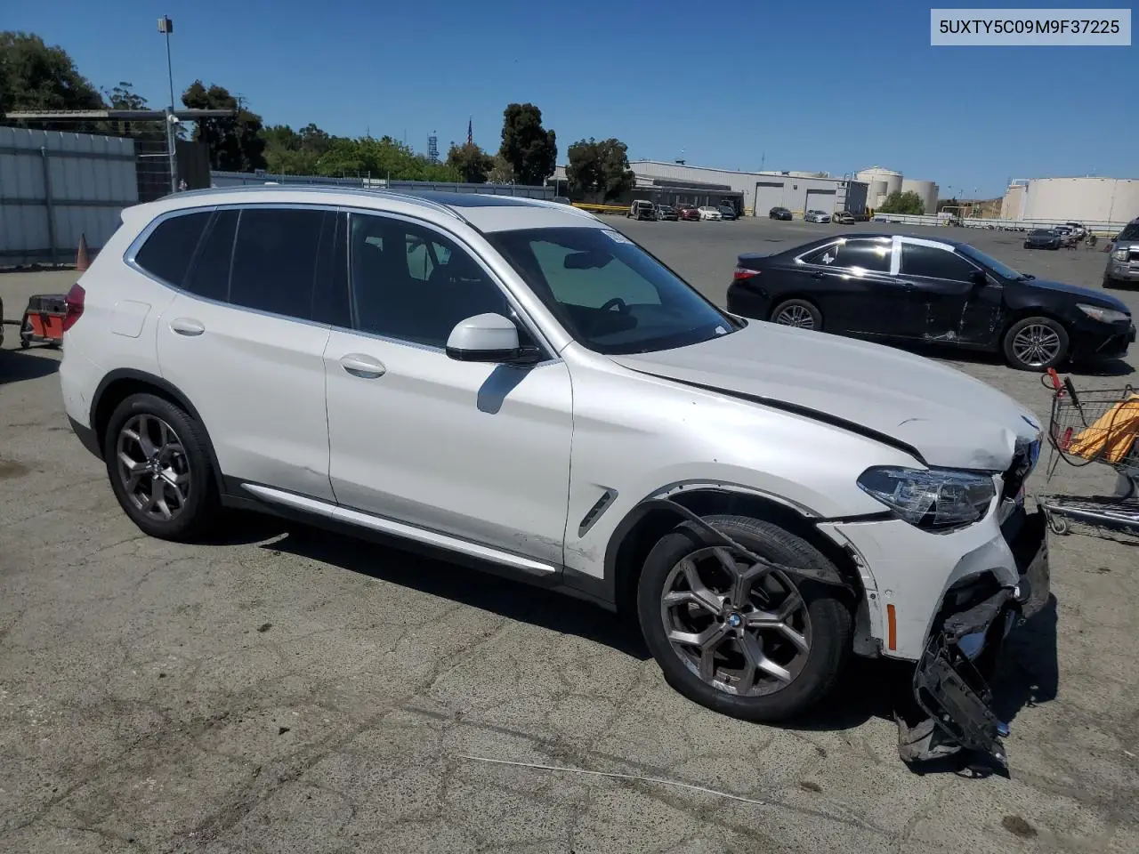 2021 BMW X3 xDrive30I VIN: 5UXTY5C09M9F37225 Lot: 62200725