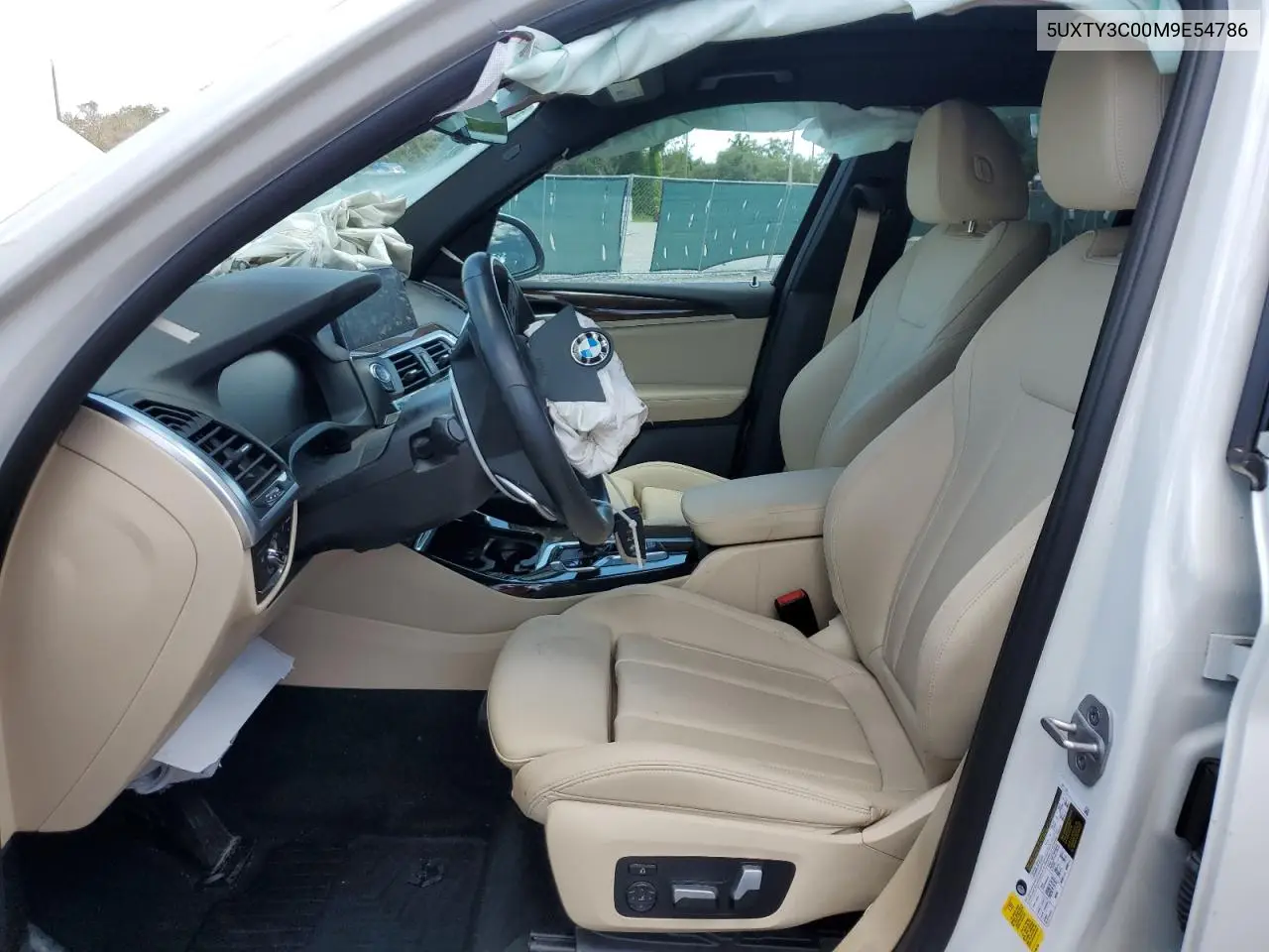 2021 BMW X3 Sdrive30I VIN: 5UXTY3C00M9E54786 Lot: 62235945