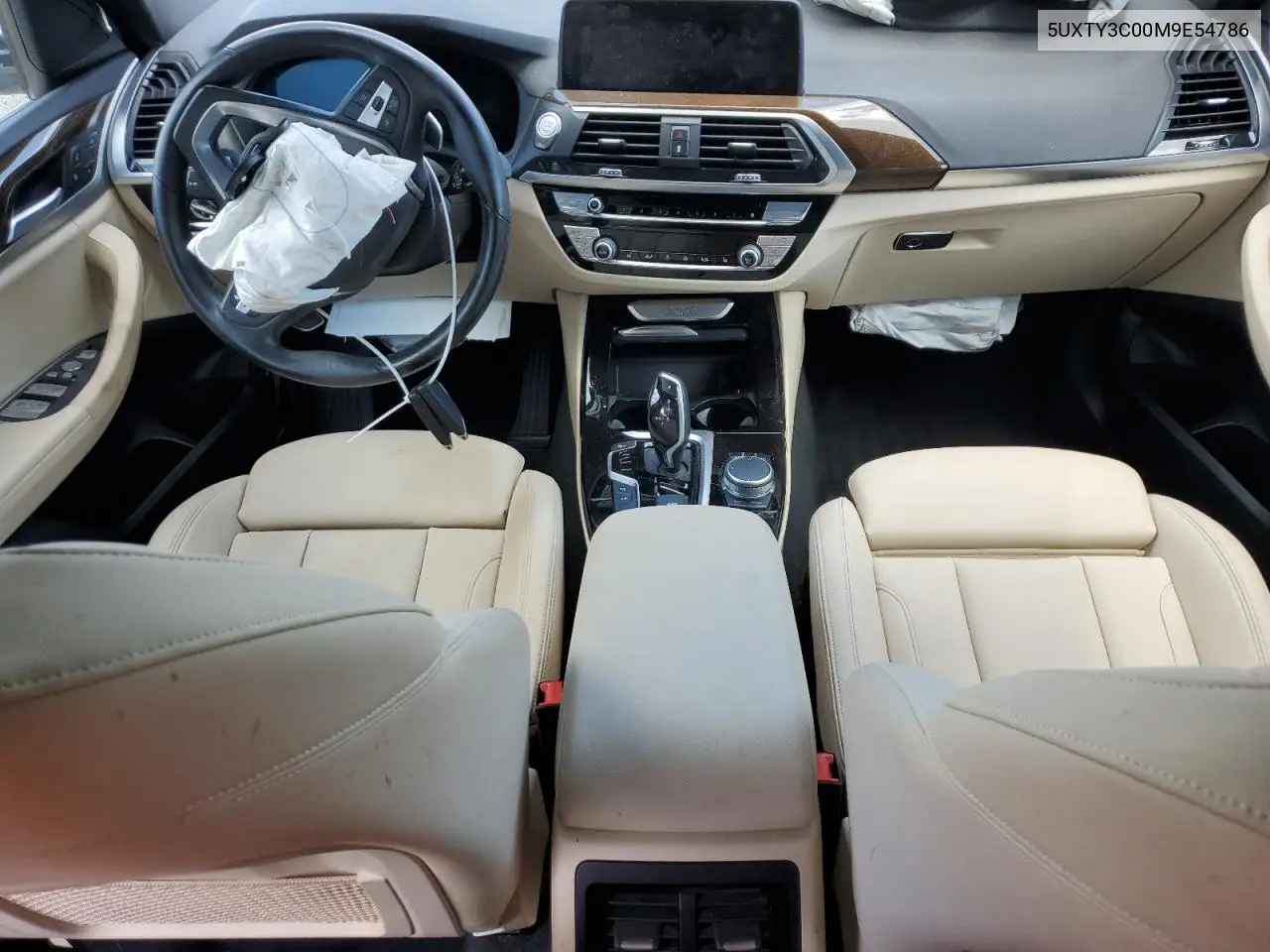 2021 BMW X3 Sdrive30I VIN: 5UXTY3C00M9E54786 Lot: 62235945